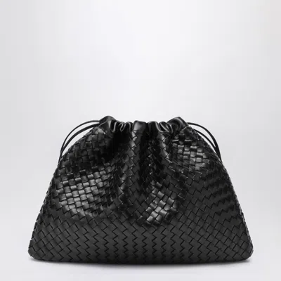 Bottega Veneta Black Intrecciato Dustbag Handle In Black