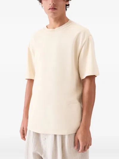 Jacquemus Item O-neck Short-sleeved T-shirt In White