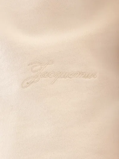 Jacquemus Item O-neck Short-sleeved T-shirt In White