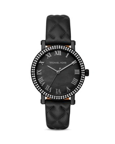 Shop Michael Kors Norie Watch, 38mm In Black