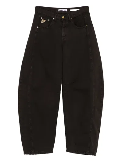 Lois Jeans Denim Wide-leg Jeans In Black