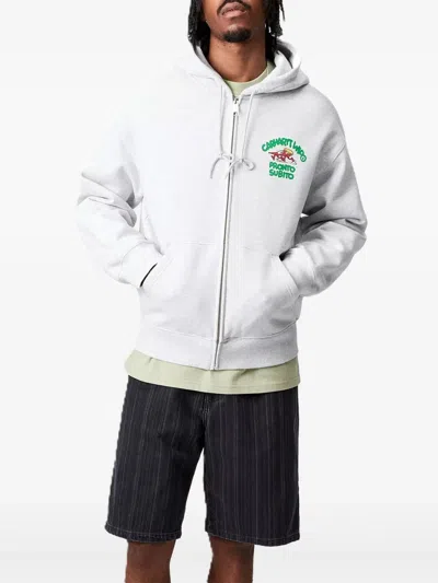 Carhartt 'pronto' Full-zip Hoodie In Gray