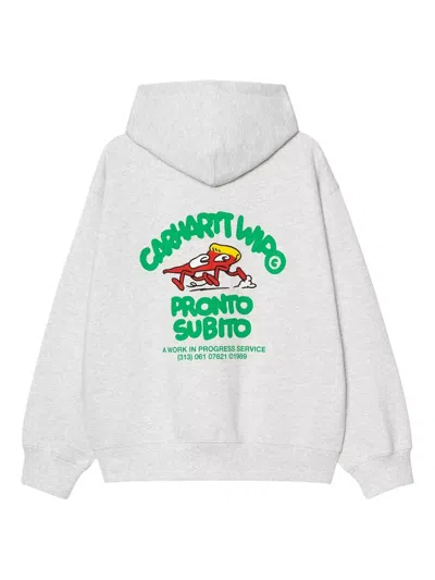 Carhartt 'pronto' Full-zip Hoodie In Gray