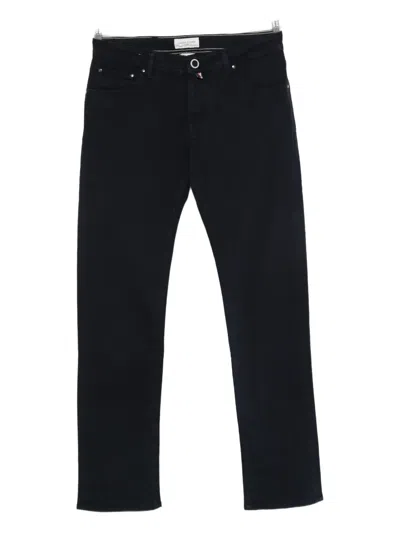 Jacob Cohen Belt Loop Jeans In Black