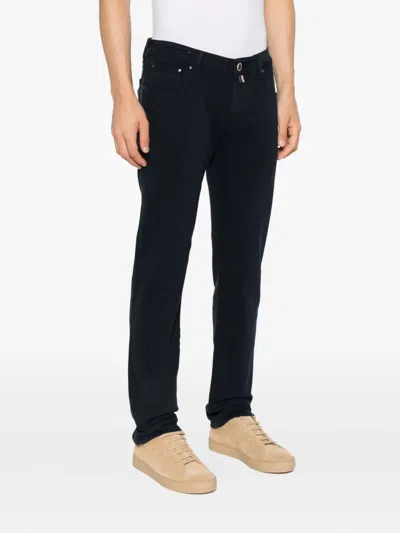 Jacob Cohen Belt Loop Jeans In Black