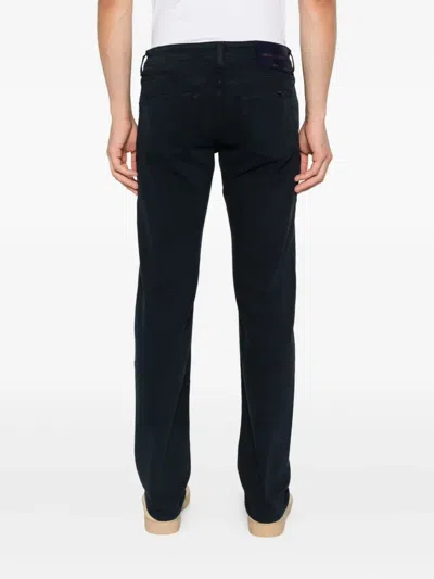Jacob Cohen Belt Loop Jeans In Black
