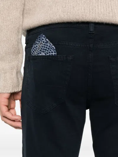 Jacob Cohen Belt Loop Jeans In Black