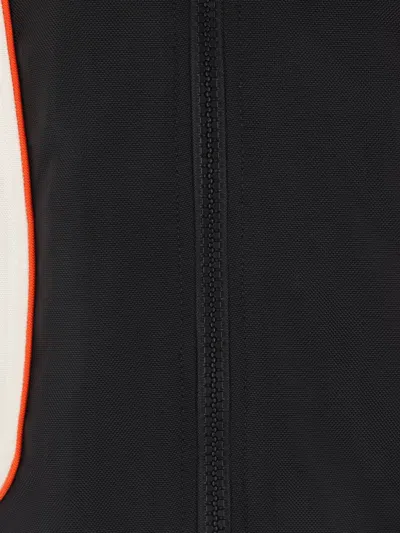 拼接拉链机车夹克