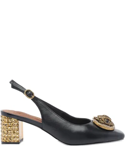 Kurt Geiger Chelsea Block Slingback In Black