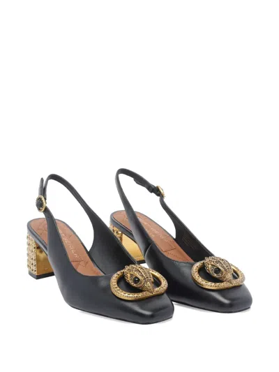 Kurt Geiger Chelsea Block Slingback In Black