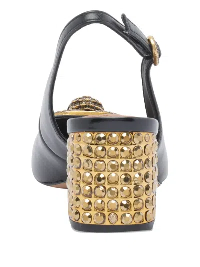 Kurt Geiger Chelsea Block Slingback In Black