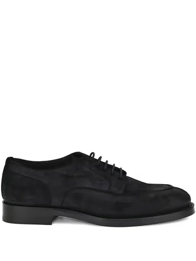 Brunello Cucinelli Clean Design Lace-up Shoes For Everyday Sophistication In Black