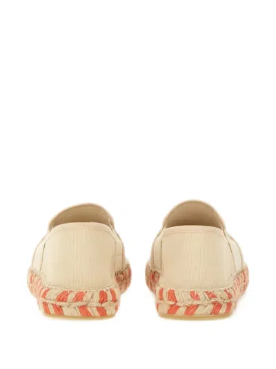 Kenzo Logo Braided Sole Espadrille In Neutral