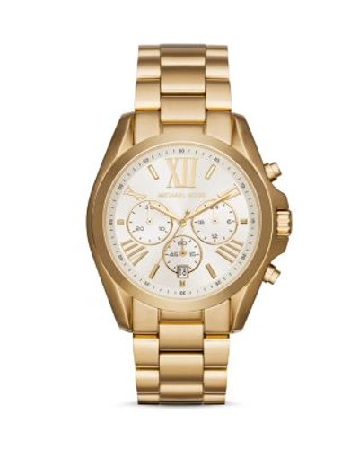 Shop Michael Kors Bradshaw Watch, 43mm In Gold