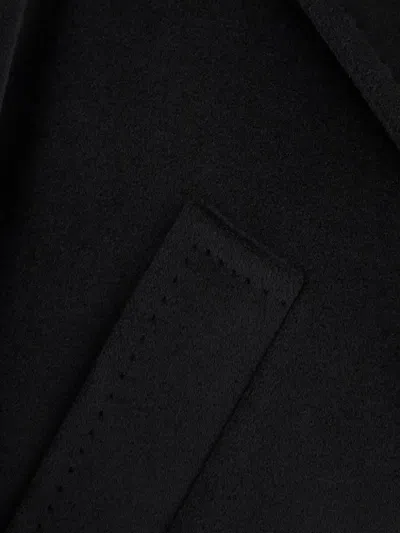 Max Mara Wool And Cashmere Cropped Jacket In Black
