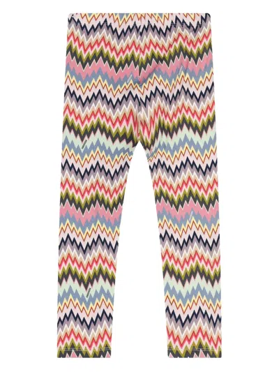 Missoni Zigzag-pattern Leggings In Multi