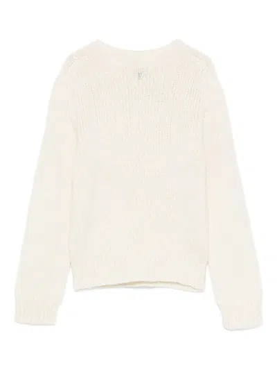 Dondup Turtle-neck Sweater In Neutral