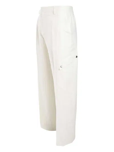 Off-white Slim-cut Cargo Trousers In Multi