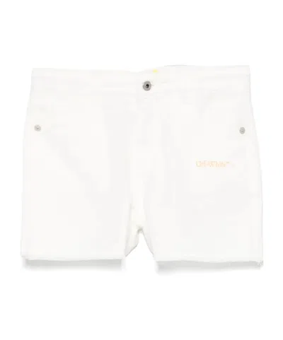 Off-white Off Stamp Shorts In Multi
