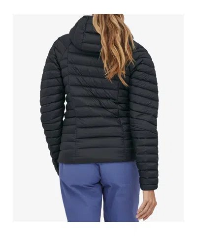 Patagonia Down Sweater Hooded Down Jacket In Black