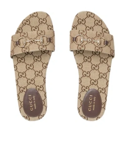 Gucci Emporio Armani Cotton Blend Crewneck Sweatshirt In Neutral