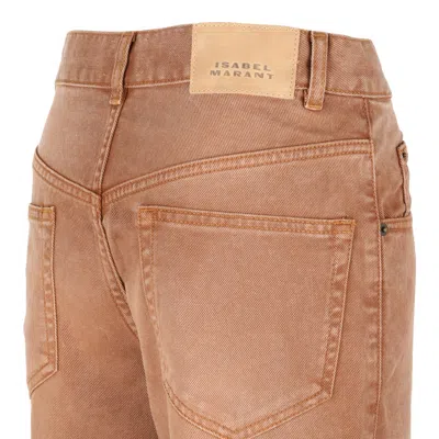 Isabel Marant Jenny Jeans In Brown