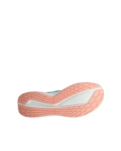 Ecco Breathable Textile Sneakers With Toggle Lace System In Blue