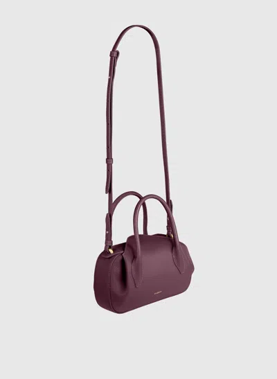 Yuzefi Double Handle Shoulder Bag In Red