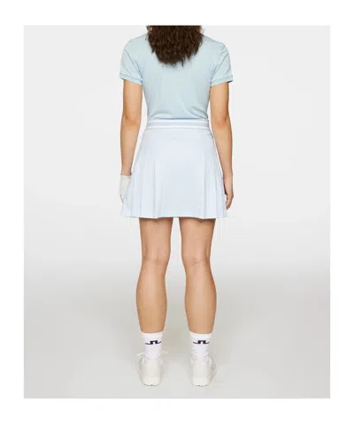 J. Lindeberg Harlow Print Skirt In Blue