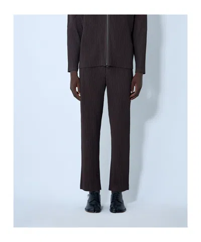 Issey Miyake Brown Monthly Color June Trousers In Brown
