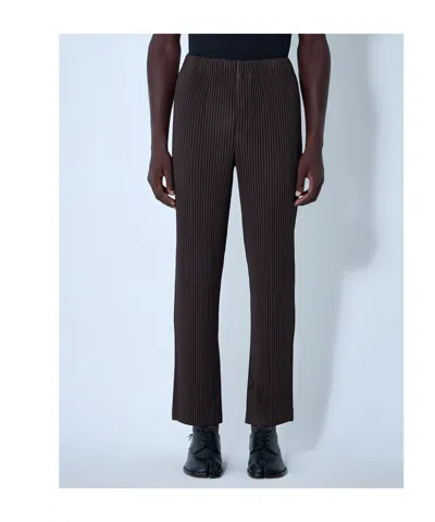 Issey Miyake Brown Monthly Color June Trousers In Brown
