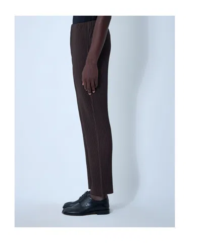 Issey Miyake Brown Monthly Color June Trousers In Brown