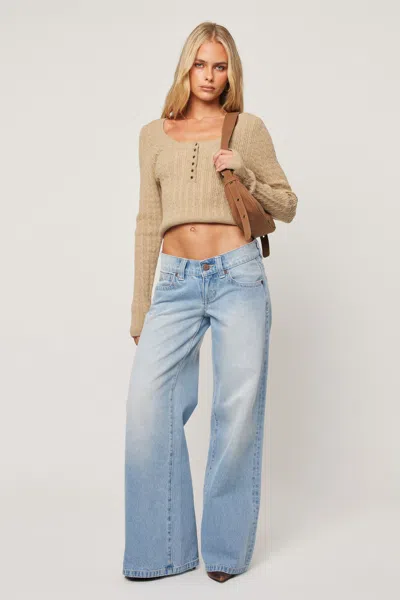 Abrand 00 Super Low Wide Kaia Worn In Brown