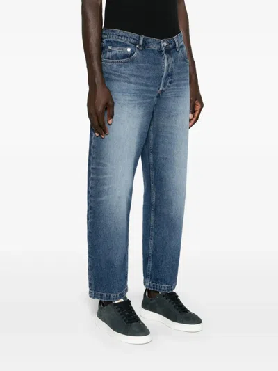 Apc A.p.c. Elisabeth Jeans In Blue