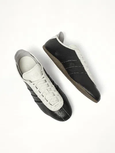 Y-3 Tokyo Leather Sneakers In Black