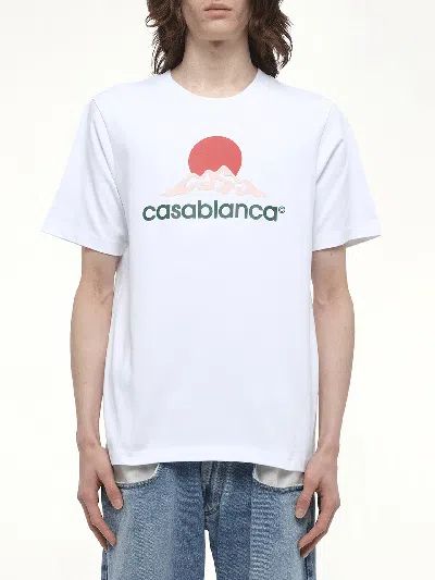 Casablanca Men's Montagne T-shirt In White