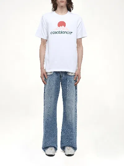Casablanca Men's Montagne T-shirt In White