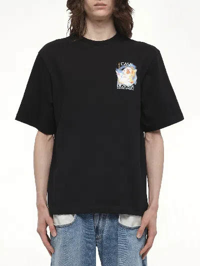 Casablanca Men's Galactic Connection T-shirt In Black