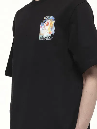 Casablanca Men's Galactic Connection T-shirt In Black