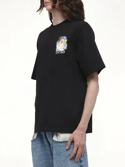 Casablanca Men's Galactic Connection T-shirt In Black