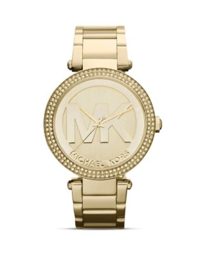 Michael Kors Hand Glitz Watch, 39mm In Gold