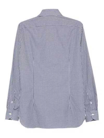 Borrelli Gingham-check Shirt In Multi