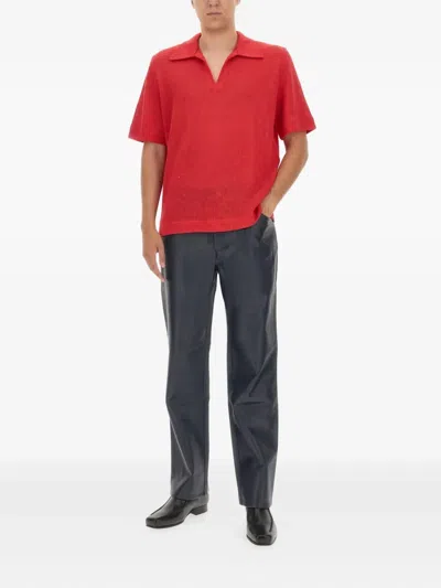 Séfr Textured T-shirt In Red