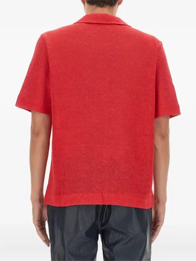 Séfr Textured T-shirt In Red