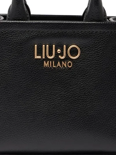 Liu •jo Structured Tote Bag Dual Handles In Black