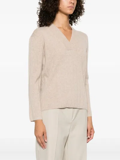 Max Mara `maxmara Pure` Sweater In Neutral