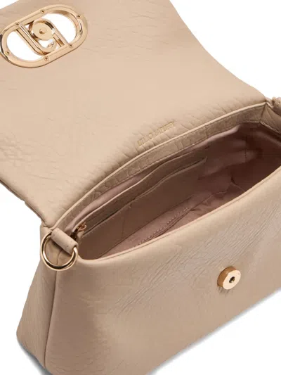 Liu •jo Medium Lapuffy Bag In Neutral