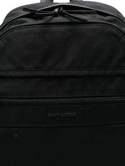 Saint Laurent Versatile Backpack Featuring Adjustable Straps In Black