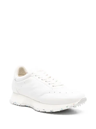 Barracuda Leather Sneakers In White