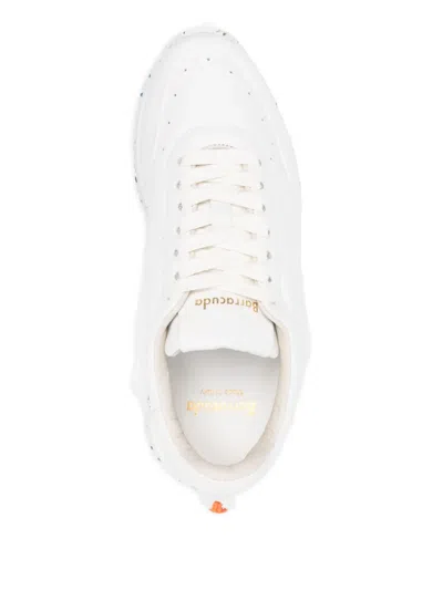 Barracuda Leather Sneakers In White